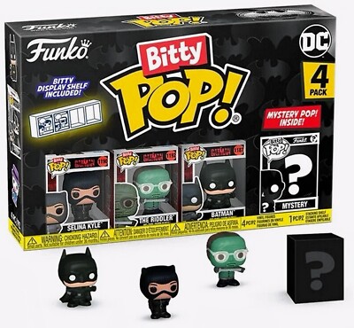 Funko Bitty PoP! Batman - Selina - Riddler - Batman -  4 er Pack - 1286