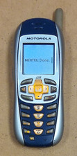 Motorola i series i265 - Gray and Blue  Nextel  Rare PTT iDEN Cell Phone