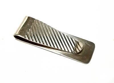 ☆グッチ　マネークリップsv925☆　希少品 Authentic GUCCI Money Clip SV925 Stripe Twist Silver Men | eBay