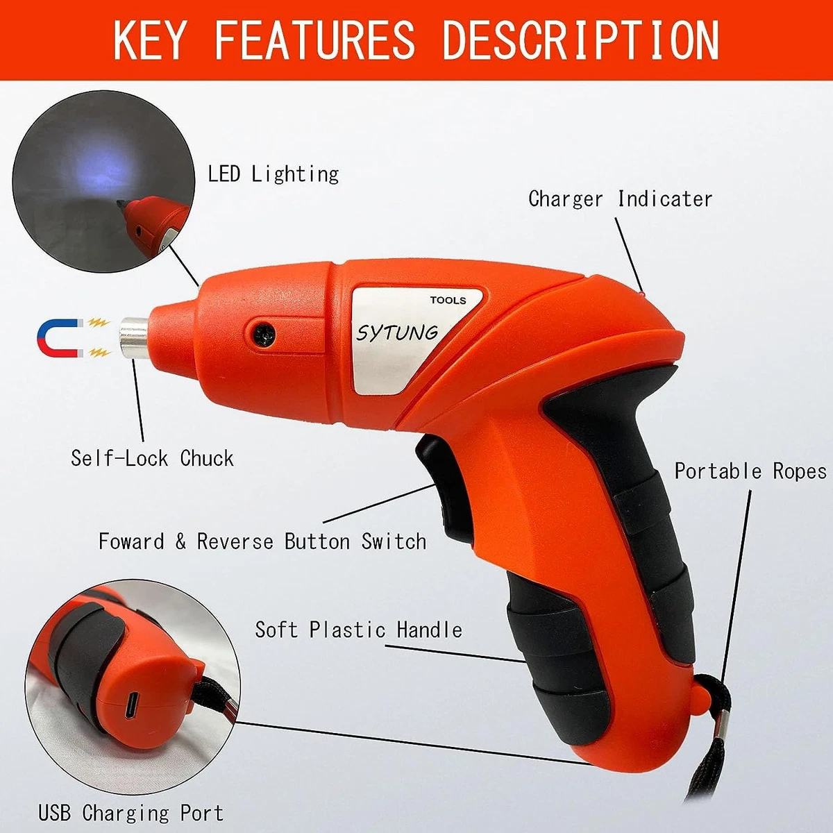 Electric drill cordless screwdriver outlet