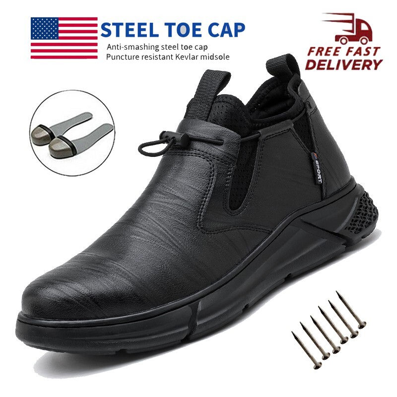 Mens Work Boots Steel Toe Safety Shoes Indestructible  display picture 3