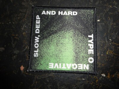 Type o Negative Patch Doom Gothic Metal Tiamat Battle Jacket Alice in Chains  66