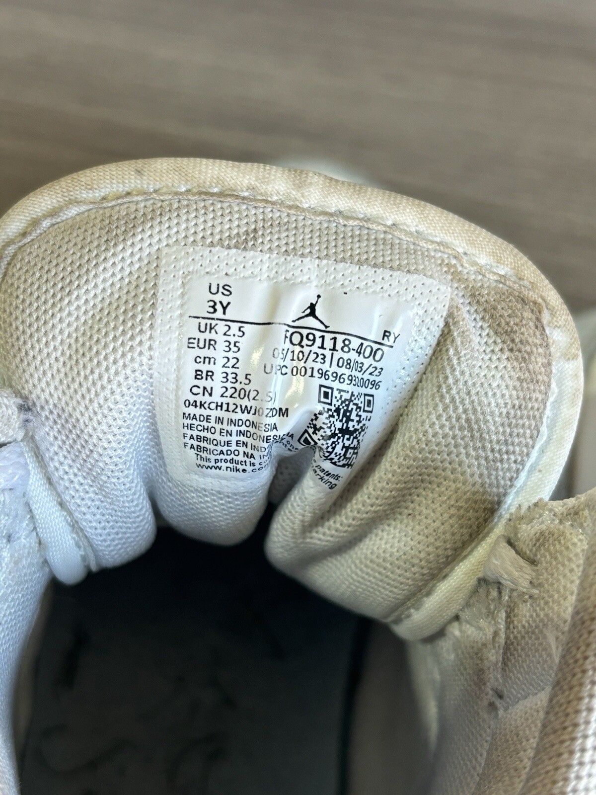 Little Kid's Size 3Y Jordan 1 Mid SE Blue Tint/Ice Blue (FQ9118 400) thumbnail 9