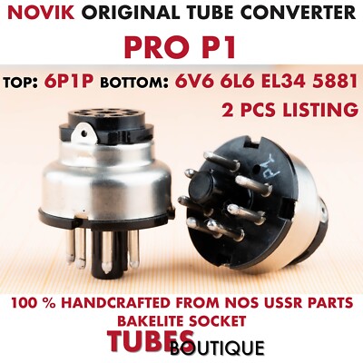 Tube Adapter for 6P1P to 6V6 6L6 EL34 5881 6P3S Novik  Pro P1