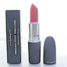 MAC STAY CURIOUS 923 Powder Kiss Lipstick Full Size NEW IN BOX .AUTHENTIC