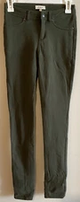 labijou green skinny leg pants, small