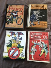 Seven7 Vintage Wizard Of Oz Hardcovers. Wizard, Dorothy, Tik-Tok, Patchwork Girl