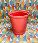 FIESTAWARE NEW 1st Small FLAMINGO 1 quart CANISTER crock utensil Fiesta no lid