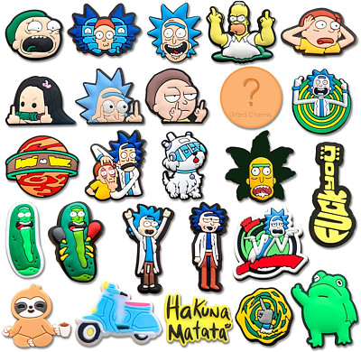 25PCS Rick and Morty Shoe Charms for 