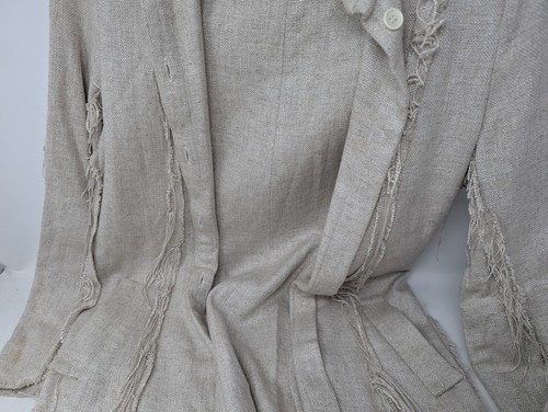 A New Cross Handcrafted In Colombia Womens Cotton Trench Coat Size XS (uu) - 第 4/14 張圖片