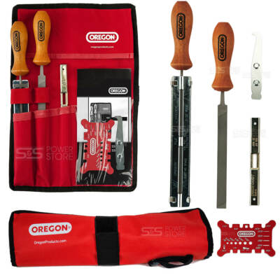 Oregon Sägeketten Schärfset 3/8, 1/4 Ketten Schärfsatz 558488 Tasche 4 mm Feile