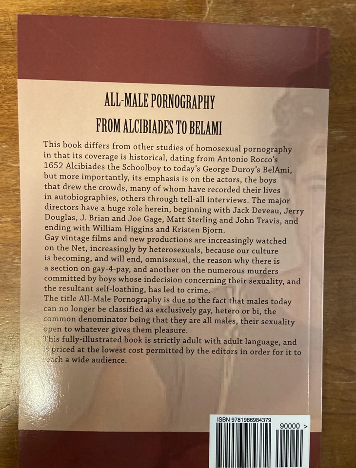 All-Male Pornography Michael Hone SC 2018 Film Gay Interest | eBay