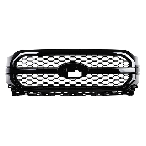 Front Bumper Grille Black For 2021 2022 2023 F-150 ML3Z-8200-JB - Picture 6 of 14