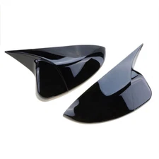 Pair Gloss Black Side Rear View Mirror Add-On M Style Cover For Accord 2018-2022