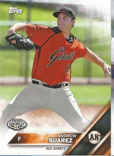 Andrew Suarez 2016 Topps Pro Debut RC rookie card 127