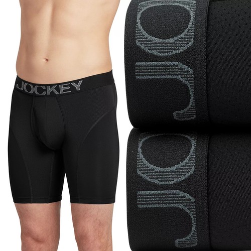 Men Jockey Underwear 2pack Athletic Rapid Cool Stretch Boxer Briefs