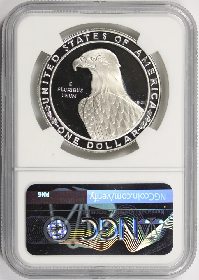 1983-S Olympics $1 Commemorative Dollar NGC PF69UCAM - Image 2 of 2