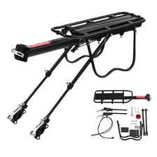 Mountainbike Gepäckträger Einstellbar Fahrrad Gepäckträger für 24-29" MTB E-bike
