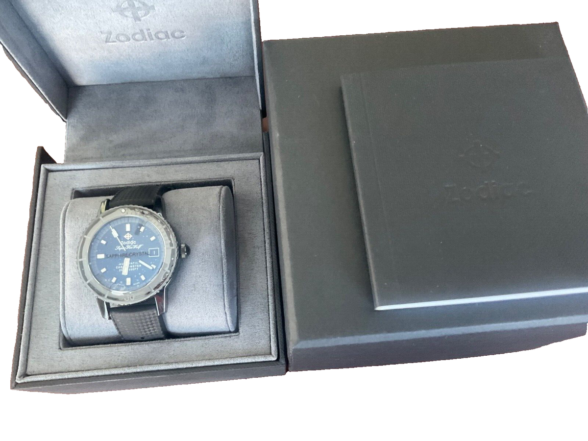 NEW ZODIAC SUPER SEA WOLF COMPRESSION DIVER CERAMIC 41MM STP 1-11