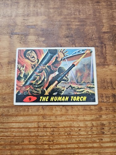 1962 Topps Mars Attacks #9 The Human Torch — Raw