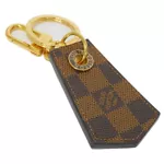 AUTHENTIC LOUIS VUITTON Anschape M67917 key ring Logo Brown Keyring Bag Ch...