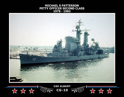 Navy Emporium USS Albany CG-10 Canvas Photo Print 38CG10