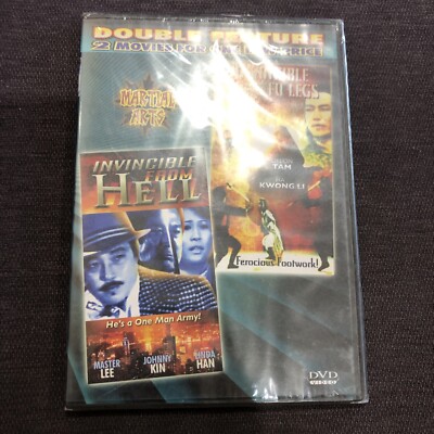 Double Feature - invincible Kung fu legs   invincible from hell Dvd 2 movies