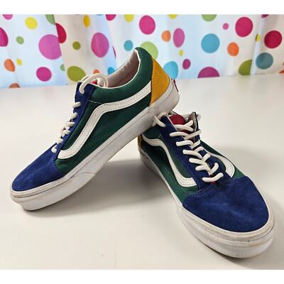 Vans Yacht Primary Color Shoes Color Block Colorful Vans Men Vans