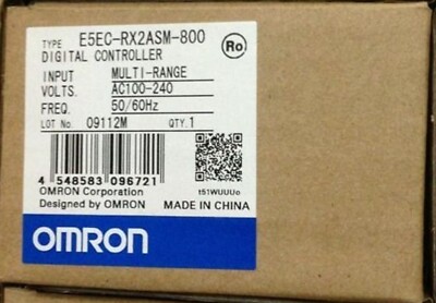 OMRON E5EC-RX2ASM-800 TEMPERATURE CONTROLLER 100-240VAC PLC MODULE NEW