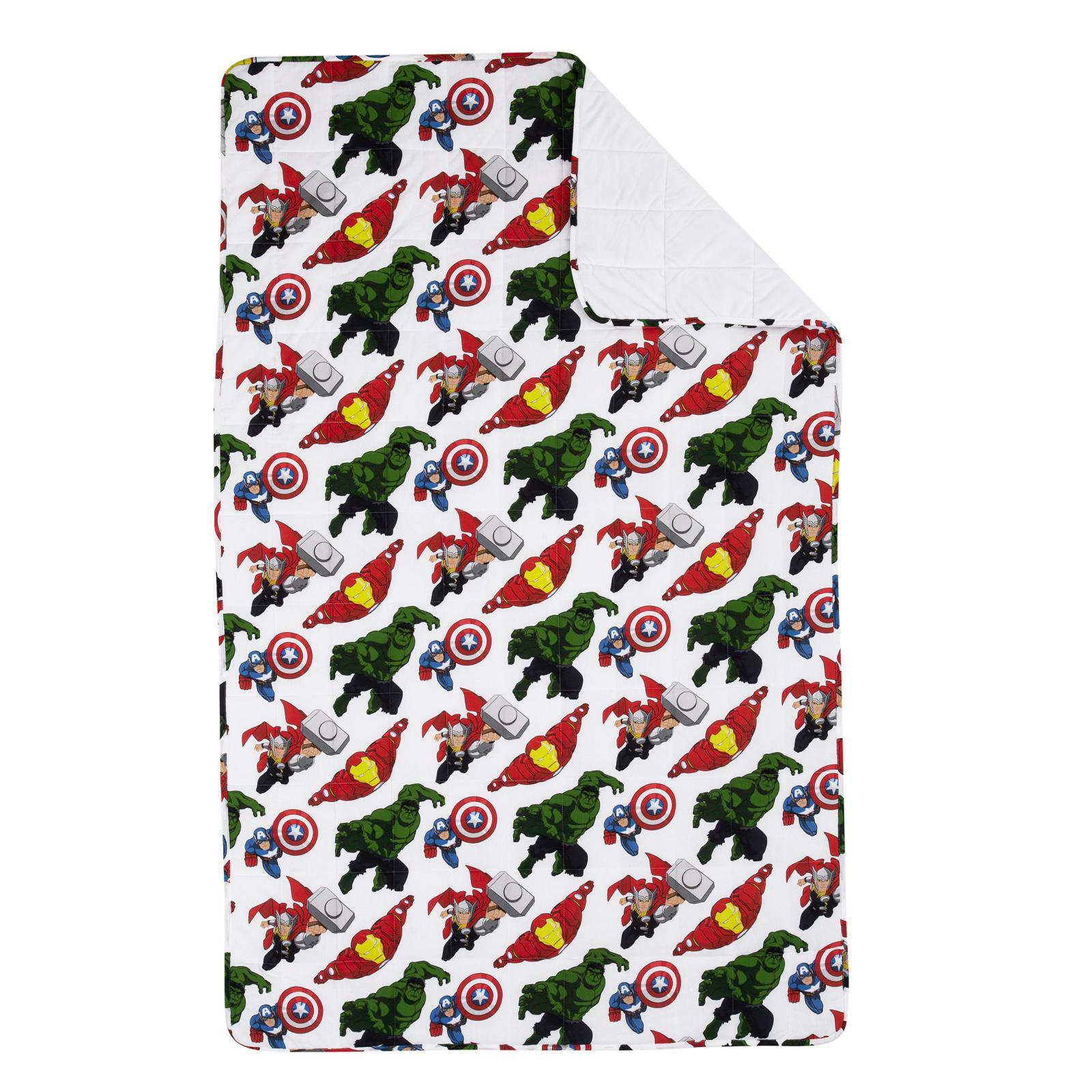 MARVEL+Weighted+Blanket+Avengers+Superheroes+Cozy+Cotton+Plush+3y+Kids