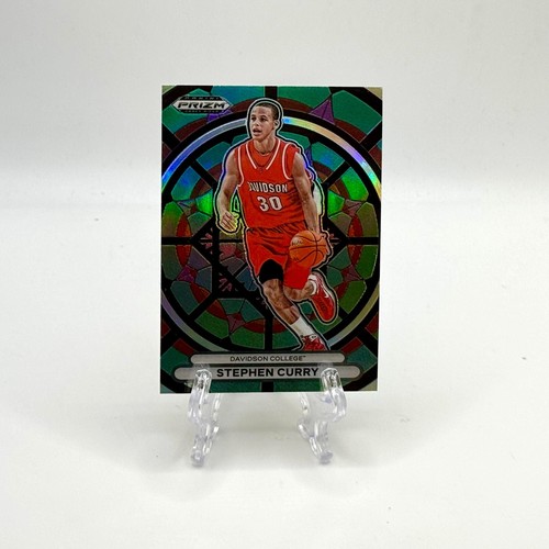 2023-24 Panini Prizm Draft Picks Stephen Curry Stained Glass #14 SSP - Picture 1 of 2