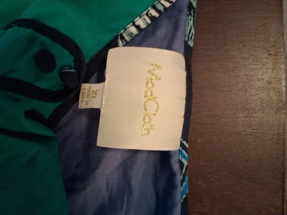 Vestido MODCLOTH Waving at the Waterfront Seashell TALLA EXTRA GRANDE Foto 3 de 3