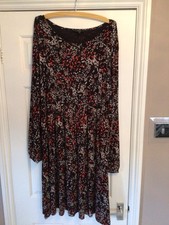 NEXT Women's Long Sleeve Tunic Tops / Dress Size XL Viscose elastane tiered