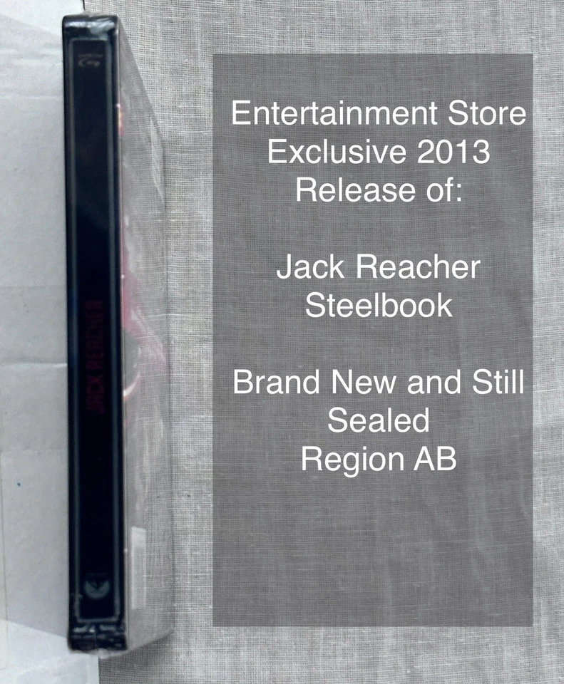 Jack Reacher Blu-ray Steelbook - Entertainment Store Exclusive Brand New Sealed - Image 3 of 3