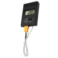 Digital LCD Thermometer TM-902C Schwarz Typ K mit Thermoelementf&uuml;hler f&uuml;r den Einsatz I9127