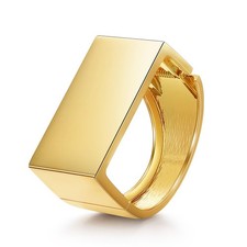 YBMYCM Wide Cuff Chunky Gold-Plated Bracelets for Women Open Cuff Bangles Bli...