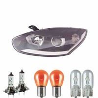 Scheinwerfer Rechts H7 PY21W W5W Schwarz FüR Renault Megane III Inklusive Lampen