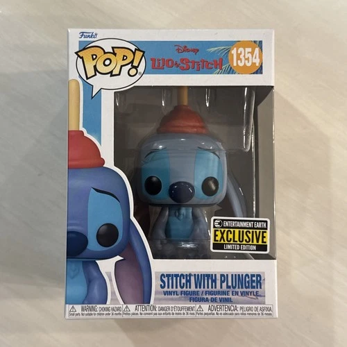 FUNKO Pop Lilo & Stitch Stitch with Plunger #1354