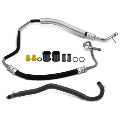 2x Power Steering Reservoir&Pressure Line Hose Assembly for Lexus RX350 07-09