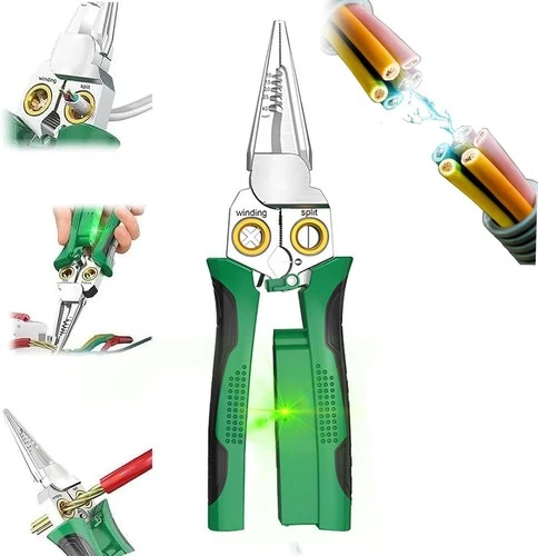 8 In 1 Wire Stripper, Wire Stripping Tool with Voltage Tester, Cable Cutters