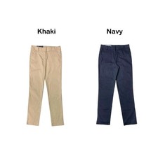 Nautica Youth Girl's 16 Easy Care Adjustable Waist School Uniform Pants NDD0023Q