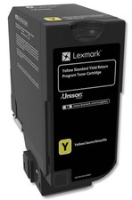 Lexmark 74C1SY0  Lexmark Toner Yellow 7k CS720 CS725 CX725 Standard Yield Cartr