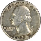 1938 Washington Silver Quarter AU Uncertified #257