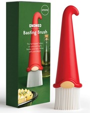 OTOTO Gnomeo Pastry Brush - Silicone Basting for Brush, Red