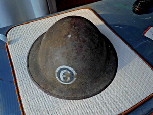 WWI doughboy helmet