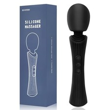 Handheld Massager Wand Wireless USB Rechargeable Waterproof Deep Tissue 12