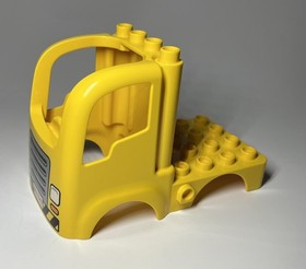 Yellow Construction Truck Cab top part Lego Duplo 10813 2016 BU1LD4U
