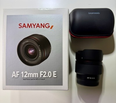 Samyang AF 12mm F2.0 E | Sony E-Mount APS-C | OVP | Top Zustand