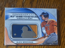 Alex Bregman -2022 Topps Commemorative MLB Silhouetted Batter Logo Medallion