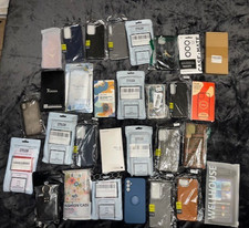 CELL PHONE COVER LOT 30 Pieces NEW Apple Samsung Flip VARIETY COLORS Styles CASE